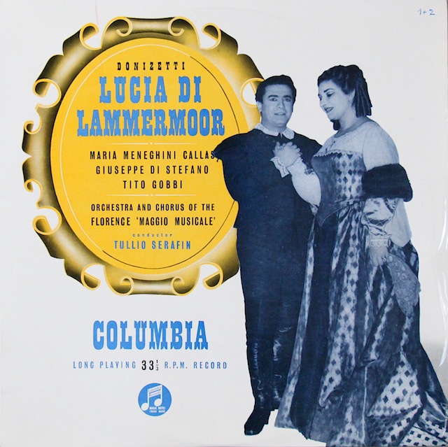 ドニゼッティ:ランメルムーアのルチア　/　 マリア・カラス(Maria Callas), ミラノ・スカラ座合唱団他　/　CD　2枚組　/　帯付き