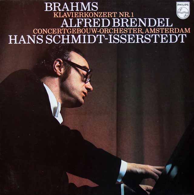 ブレンデル、イッセルシュテットのブラームス/ピアノ協奏曲第1番　蘭PHILIPS　3340　LP レコード