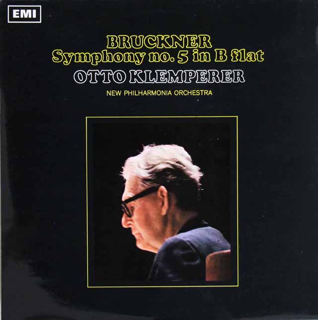 【オリジナル盤】　クレンペラーのブルックナー/交響曲第5番　英EMI（COLUMBIA）　3520　LP レコード