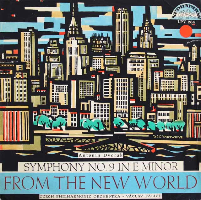 ターリヒのドヴォルザーク/交響曲第9番「新世界より」　チェコスロヴァキアSUPRAPHON　3529　LP レコード