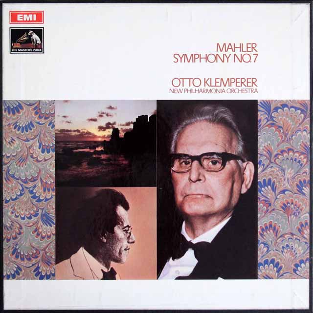 【オリジナル盤】　クレンペラーのマーラー/交響曲第7番「夜の歌」　英EMI　3537　LP レコード