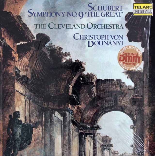ドホナーニのシューベルト/交響曲第9番「ザ・グレイト」　独TELARC　3615　LP レコード