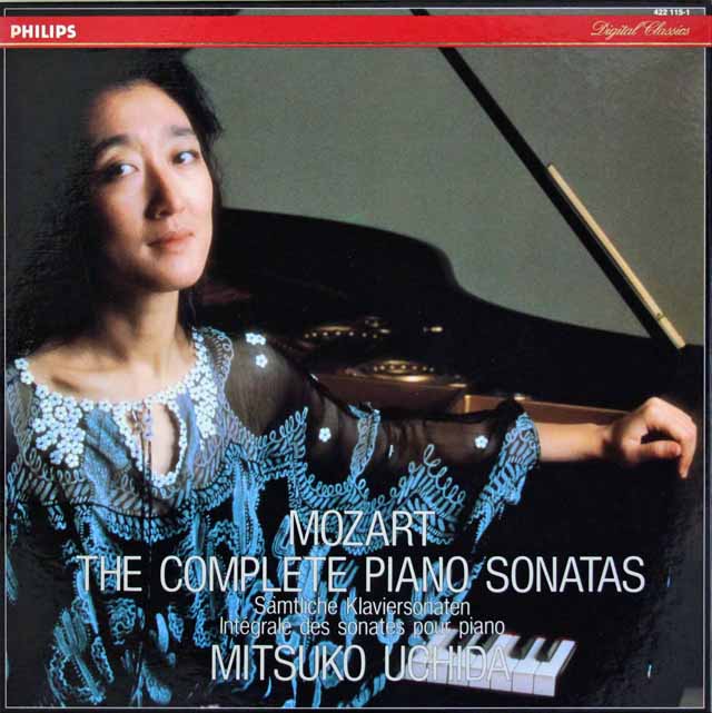 内田のモーツァルト/ピアノソナタ全集　蘭PHILIPS　2845　LP レコード