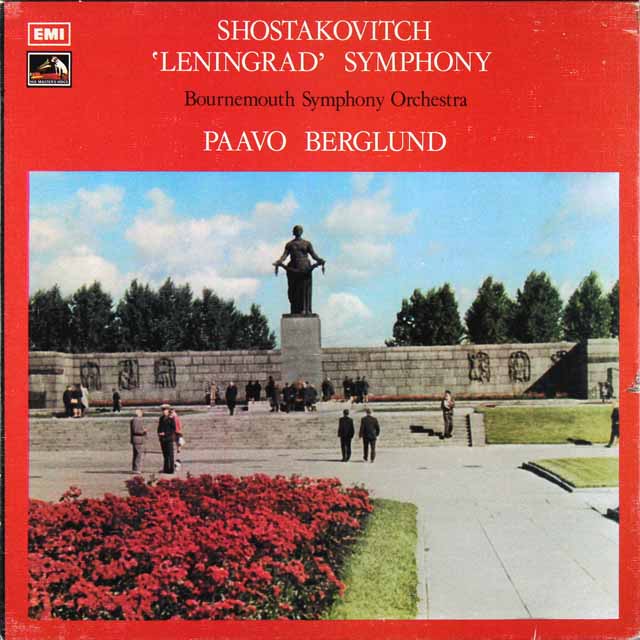 ベルグルンドのショスタコーヴィチ/交響曲第7番「レニングラード」　英EMI　2729　LP レコード